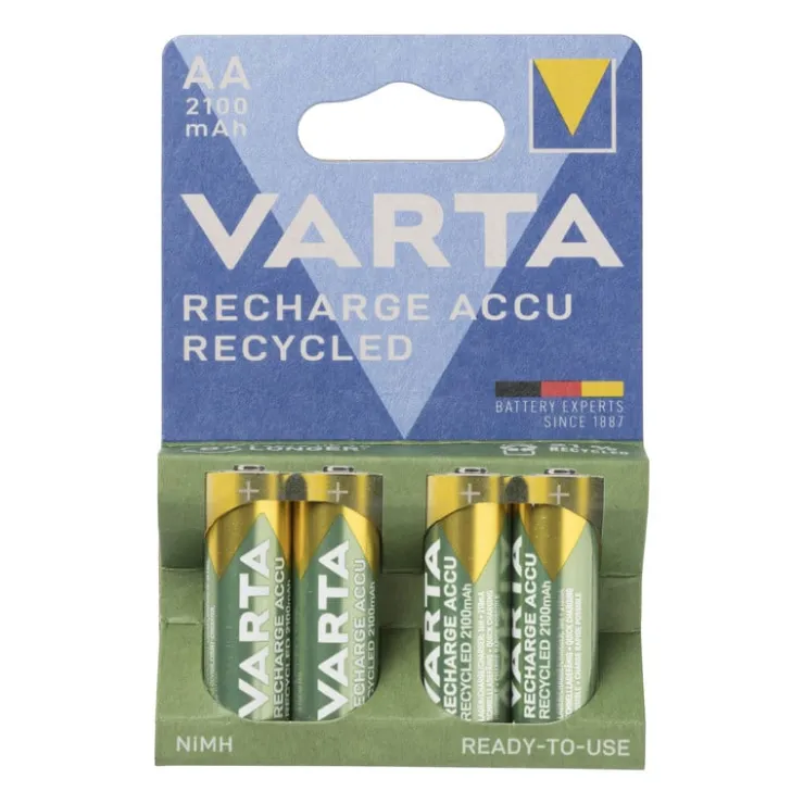 Varta oplaadbare AA batterijen - set van 4- Batterijen