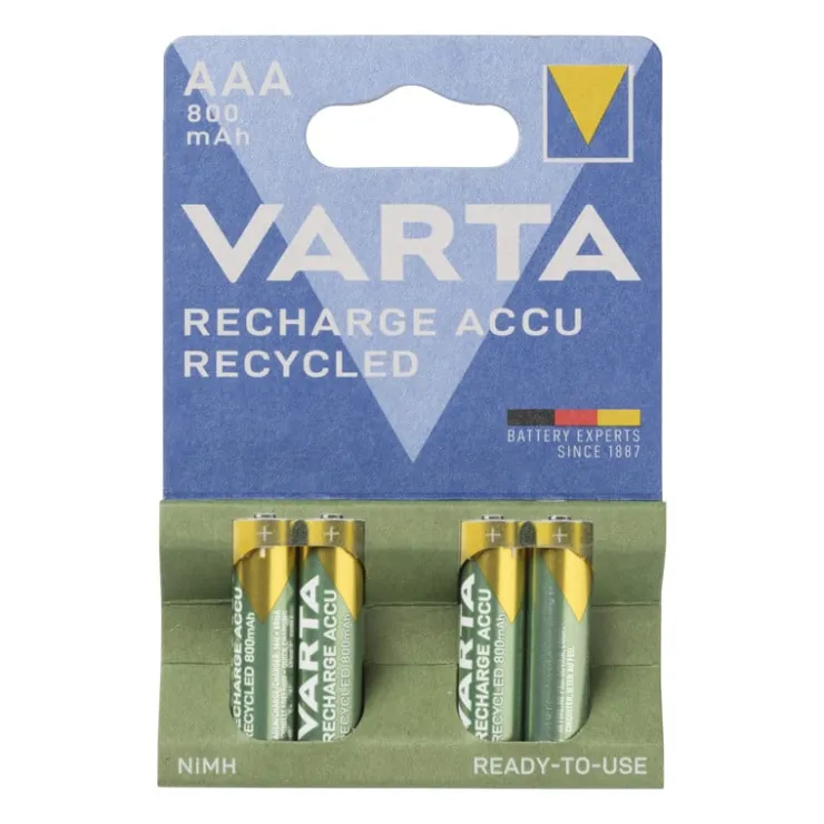 Varta oplaadbare AAA batterijen - set van 4- Batterijen