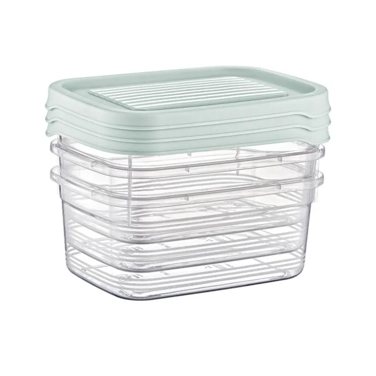 Xenos Vershoudbakjes - 275 ml - set van 3- Bewaardozen