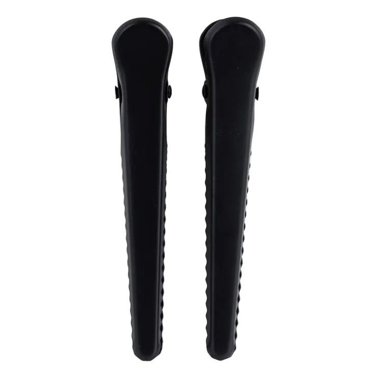 Xenos Vershoudclips zwart - 12 cm - set van 2- Keukengerei