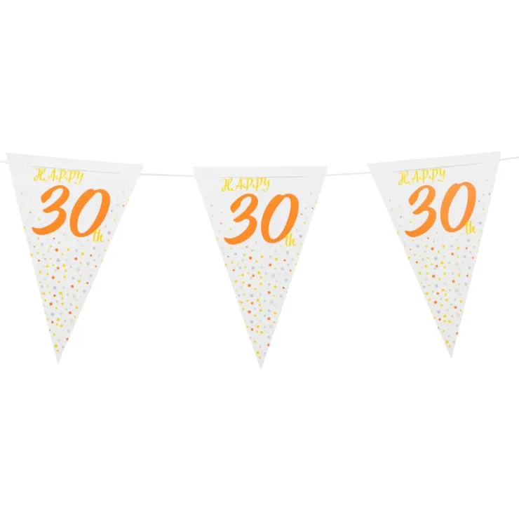 Xenos Vlaggenlijn 30 jaar - 10 m- Vlaggenlijnen|Verjaardagen
