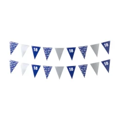 Xenos Vlaggenlijn 18 jaar - blauw - 10 meter- Vlaggenlijnen|Verjaardagen