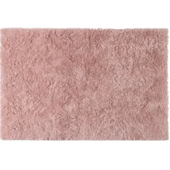 Xenos Vloerkleed fluffy - roze - 150x230 cm- Vloerkleden