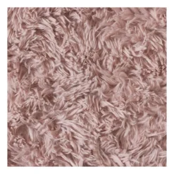 Xenos Vloerkleed fluffy - roze - 150x230 cm- Vloerkleden
