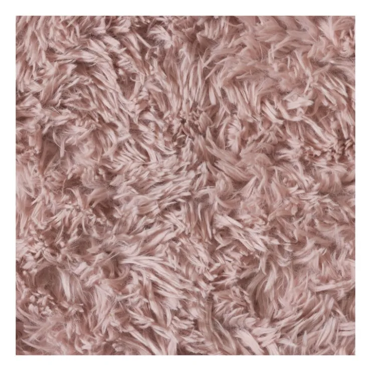 Xenos Vloerkleed fluffy - roze - 60x90 cm- Vloerkleden