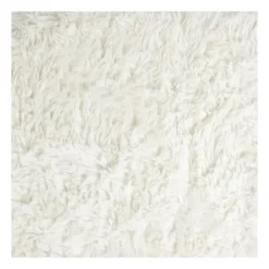 Xenos Vloerkleed fluffy - wit - 60x90 cm- Vloerkleden
