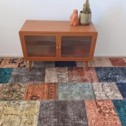 Xenos Vloerkleed patchwork - multikleur - 120x180 cm- Vloerkleden