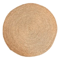 Xenos Vloerkleed riet - bruin - 87 cm- Vloerkleden