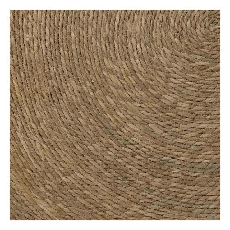 Xenos Vloerkleed riet - bruin - ø150 cm- Vloerkleden