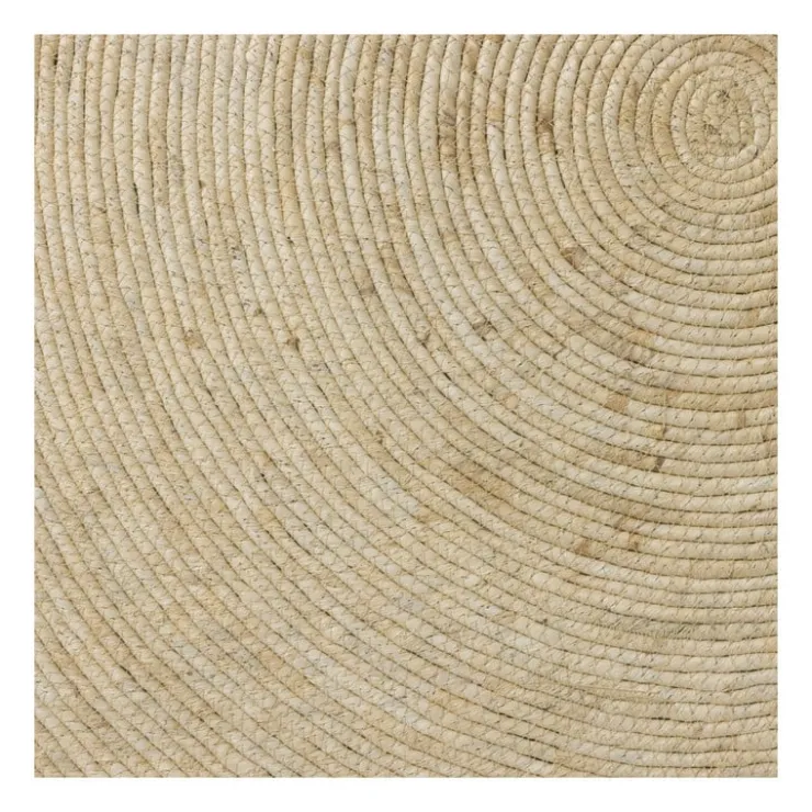 Xenos Vloerkleed riet - naturel - ø120 cm- Vloerkleden