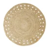 Xenos Vloerkleed riet - rond - ⌀120 cm- Kerstcadeaus|Vloerkleden