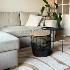 Xenos Vloerkleed sherpa - beige - 120x180 cm- Vloerkleden