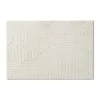 Xenos Vloerkleed wave - wit - 60x90 cm- Vloerkleden