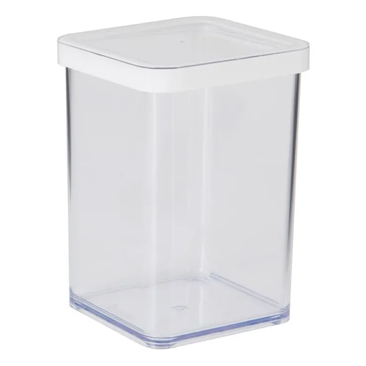 Xenos Voorraaddoos Lugano - 1 L - 10x10x14 cm- Bewaardozen