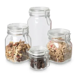 Xenos Voorraadpot Fido met klemdeksel - 750 ml- Voorraadpotten