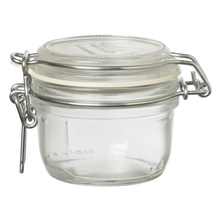 Xenos Voorraadpot Fido met klemdeksel - 125 ml- Voorraadpotten