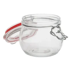 Xenos Voorraadpot klemdeksel - rond - 400 ml- Voorraadpotten