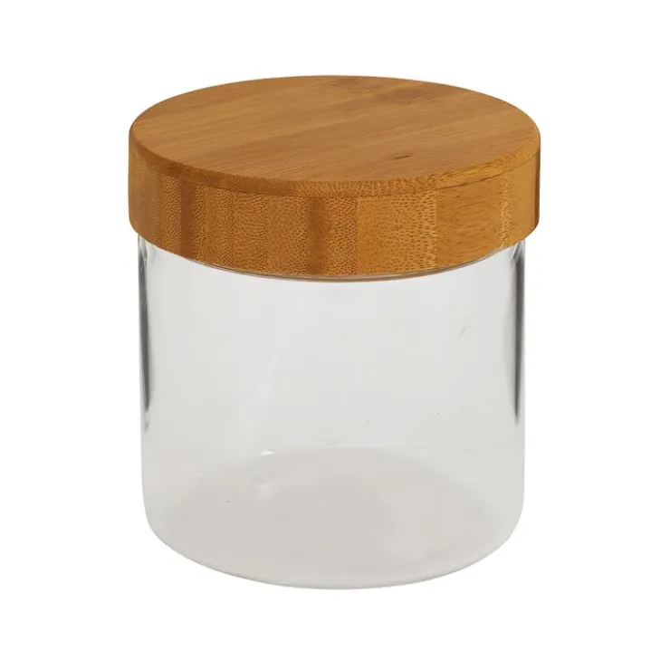 Xenos Voorraadpot met bamboe deksel - 600 ml- Voorraadpotten