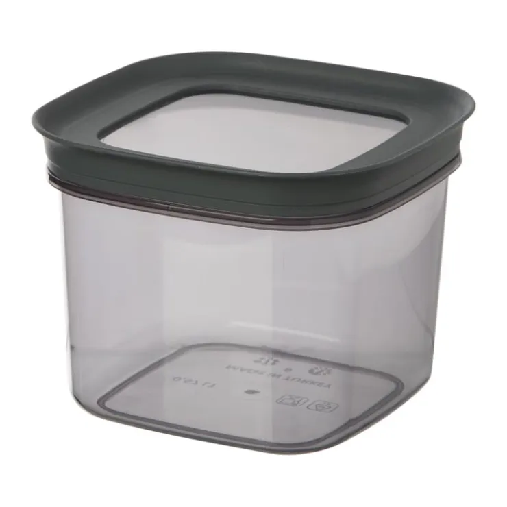 Xenos Voorraadpot Vinto - 570 ml - 8.5x11x11 cm- Voorraadpotten