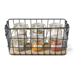Xenos Voorraadpotje - goudkleurig - 100 ml- Voorraadpotten
