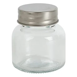 Xenos Voorraadpotje met deksel - 75 ml- Voorraadpotten