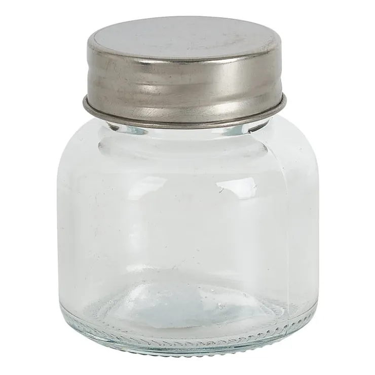 Xenos Voorraadpotje met deksel - 75 ml- Voorraadpotten