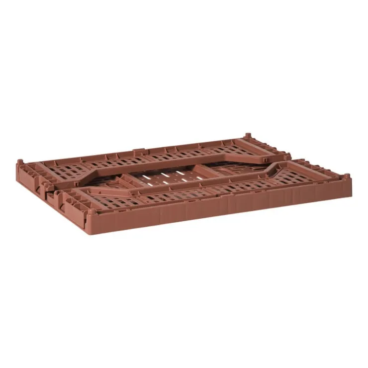Xenos Vouwkrat groot - bruin - 14.5x40x30 cm- Kratjes