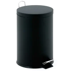 Xenos V-Part pedaalemmer classic - 12 liter - zwart- Badkamer Prullenbakken|Pedaalemmers