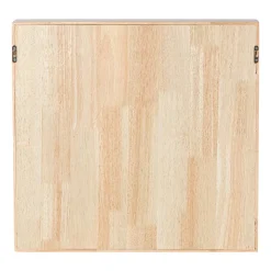 Xenos Wandkastje voor mokken met lade - bruin - 53x50x10 cm- Kerstcadeaus|Vakkenkasten
