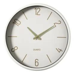 Xenos Wandklok - beige - ø37 cm- Klokken