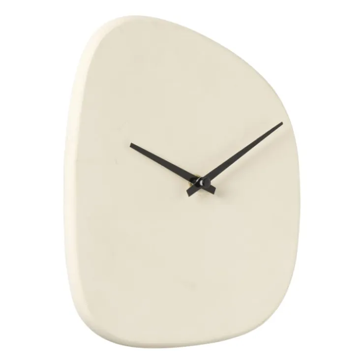 Xenos Wandklok cement - 22.5x20.5x4 cm- Klokken