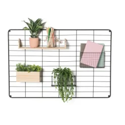 Xenos Wandrek - zwart - 60x90 cm- Wandrekken