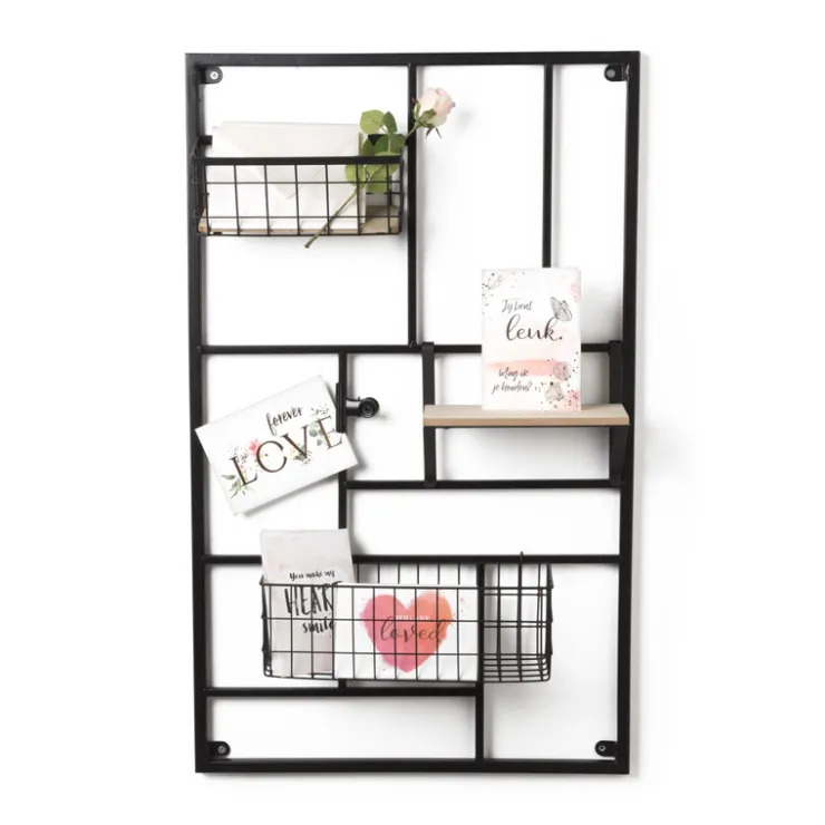 Xenos Wandrek XL met clips - 90x55x3 cm- Wandrekken