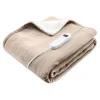 Xenos Warmtedeken - beige - 130x180 cm- Winterartikelen|Kerstcadeaus