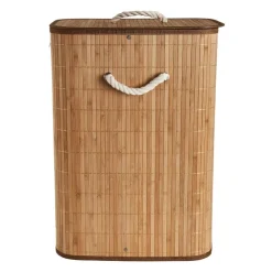 Xenos Wasmand bamboe - naturel - 72 liter- Wasmanden