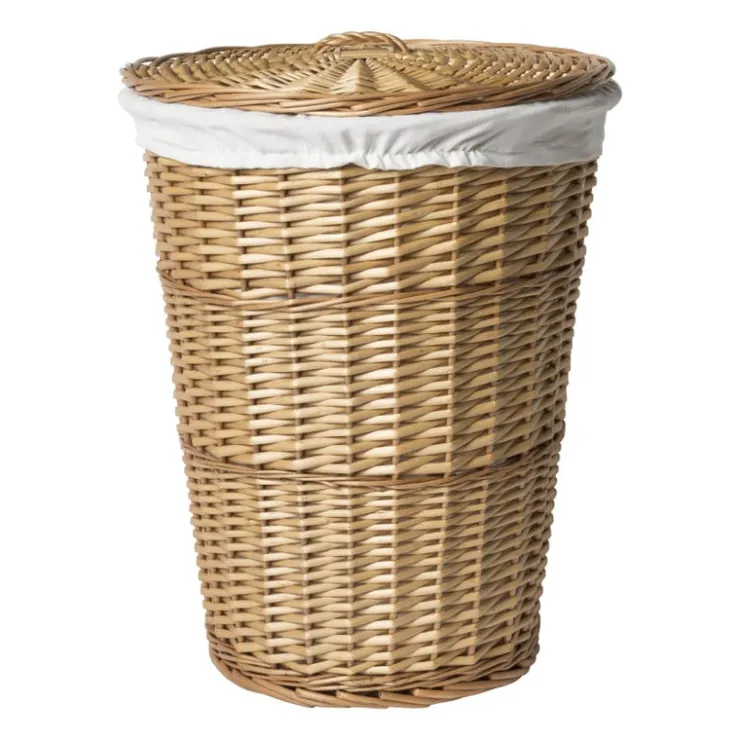 Xenos Wasmand gevlochten - naturel - 46x57 cm- Wasmanden