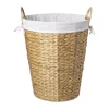 Xenos Wasmand Saar 50 liter - bruin/wit - ø42x50 cm- Wasmanden