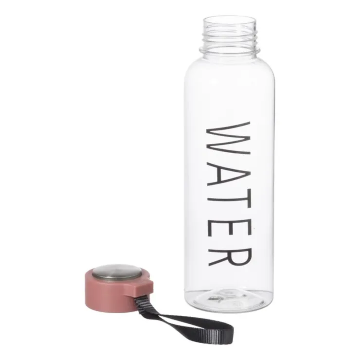 Xenos Waterfles - roze - 500 ml- Drinkflessen