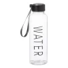 Xenos Waterfles - zwart - 500 ml- Drinkflessen