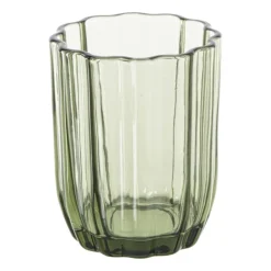 Xenos Waterglas clover - groen - 290 ml- Waterglazen