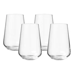 Xenos Waterglazen kristal - 380 ml - set van 4- Glazensets|Waterglazen
