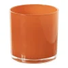 Xenos Waxinelichthouder - rood - ø10x10 cm- Waxinelichthouders