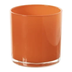 Xenos Waxinelichthouder - rood - ø10x10 cm- Waxinelichthouders