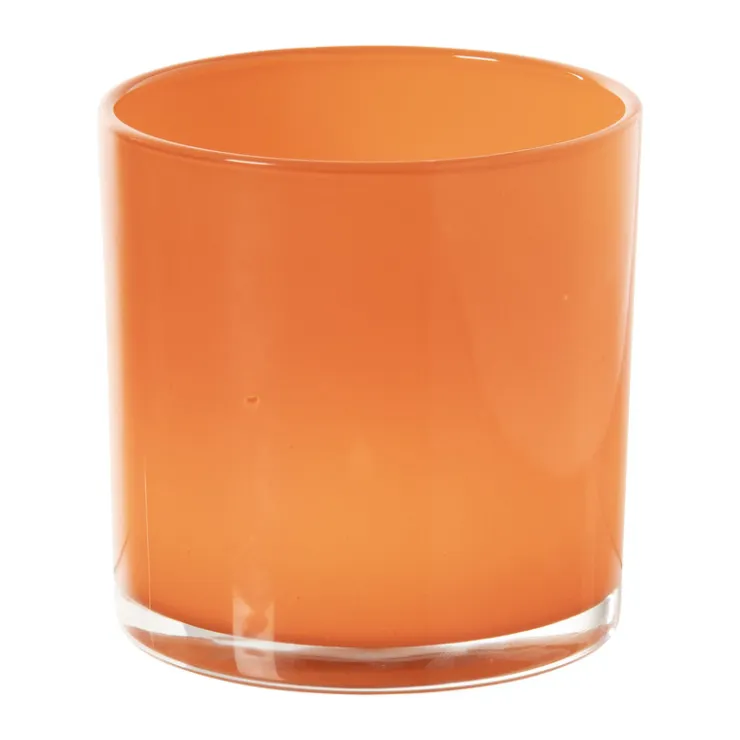 Xenos Waxinelichthouder - rood - ø10x10 cm- Waxinelichthouders