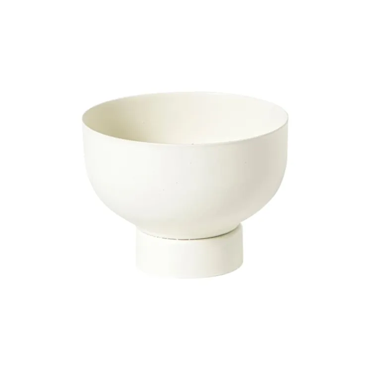 Xenos Waxinelichthouder met standaard - wit - ø8x6 cm- Waxinelichthouders