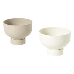 Xenos Waxinelichthouder met standaard - wit - ø8x6 cm- Waxinelichthouders
