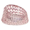 Xenos Waxinelichthouder open rond - roze - ø7.5x4.3 cm- Waxinelichthouders