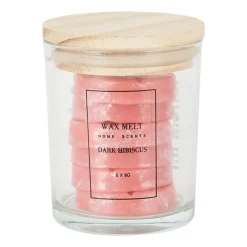 Xenos Waxmelts in pot - dark hibiscus - set van 6- Waxmelts