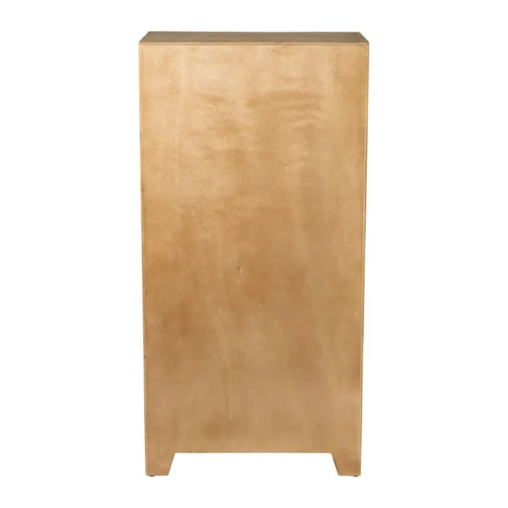 Xenos Webbing kast Bandung hoog - bruin - 140x70x40 cm- Kast Met Deuren
