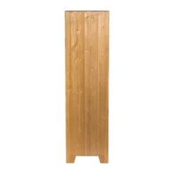 Xenos Webbing kast smal Bandung - bruin - 160.5x45x40.5 cm- Kast Met Deuren